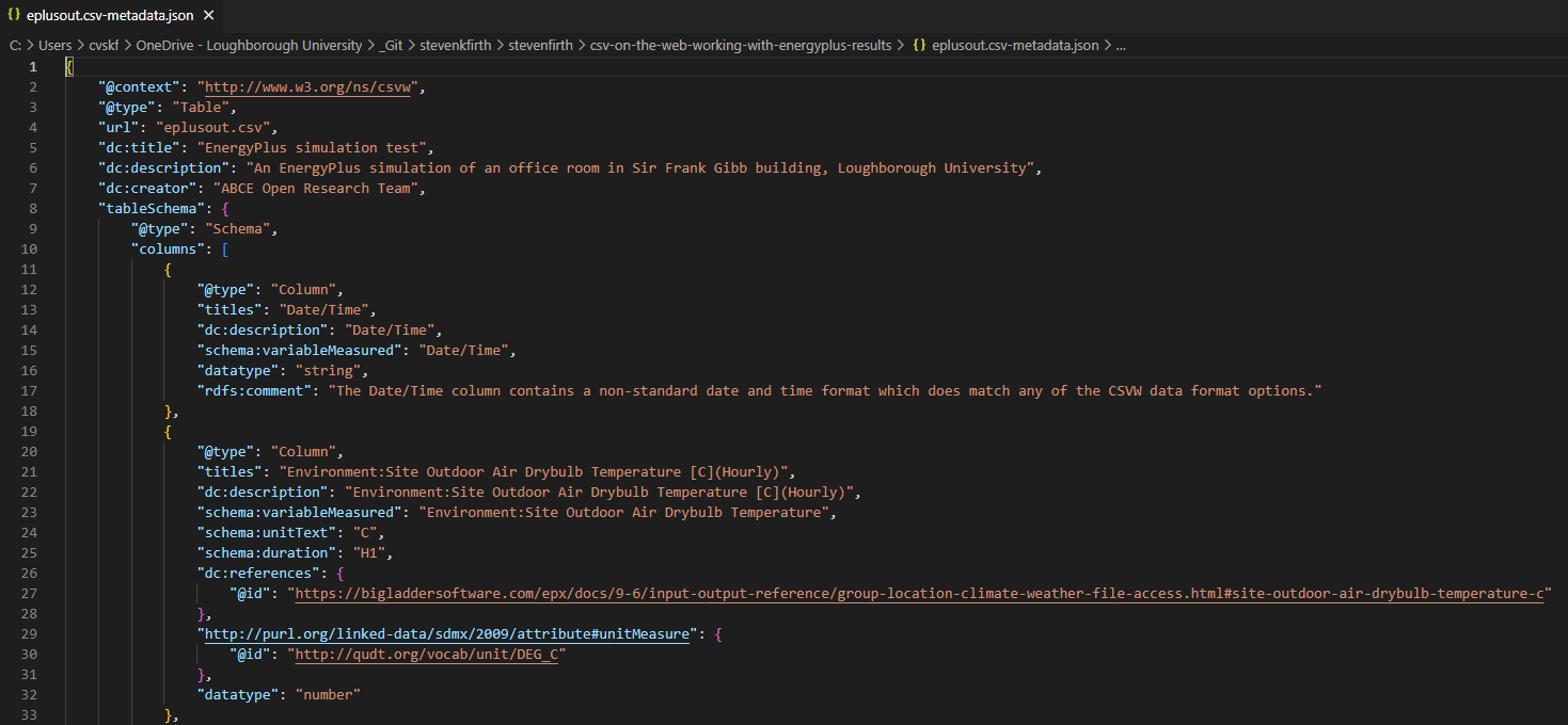 CSV on the Web: Working with EnergyPlus results